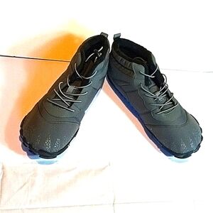 Alpine Gray High-Top Goth Grunge Soft Hikers Size 8